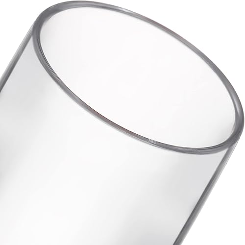 Miniatura 5 de Elsjoy Paquete de 8 copas de champán acrílicas, copas de champán de tallo de 6 onzas, copas de champán irrompibles, tazas de champán reutilizables