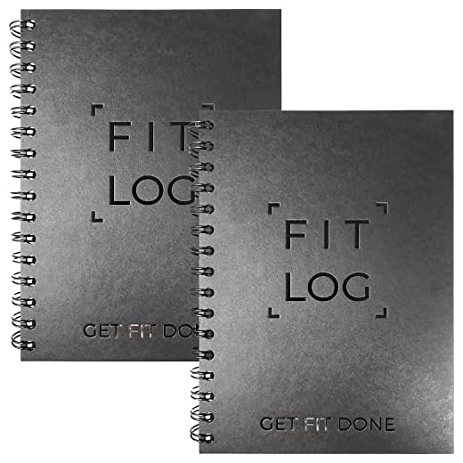 Cossac Fitness Log Book & Workout Planner - Designed by Experts Gym Notebook, Workout Tracker, Exercise Journal for Men Women