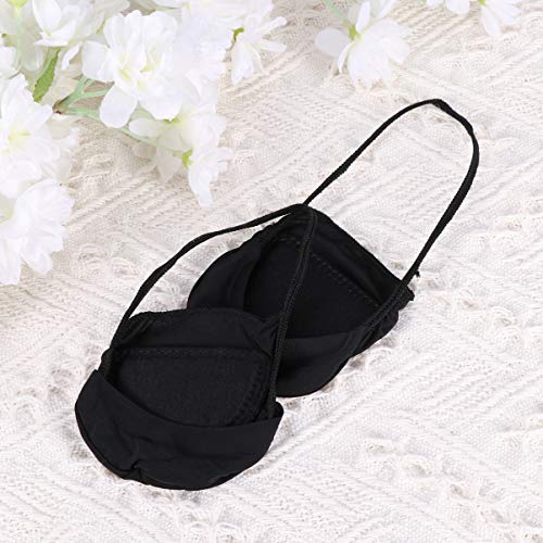 EXCEART 4 Pairs Women's Lace Toe Invisible Socks Thin No Show Socks for Flats High Heels Dance Shoes -slip Breathable Comfortable2