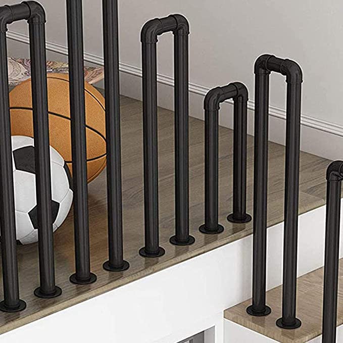 Rambarde d'escalier antidérapante pour sécuriser les marches intérieures