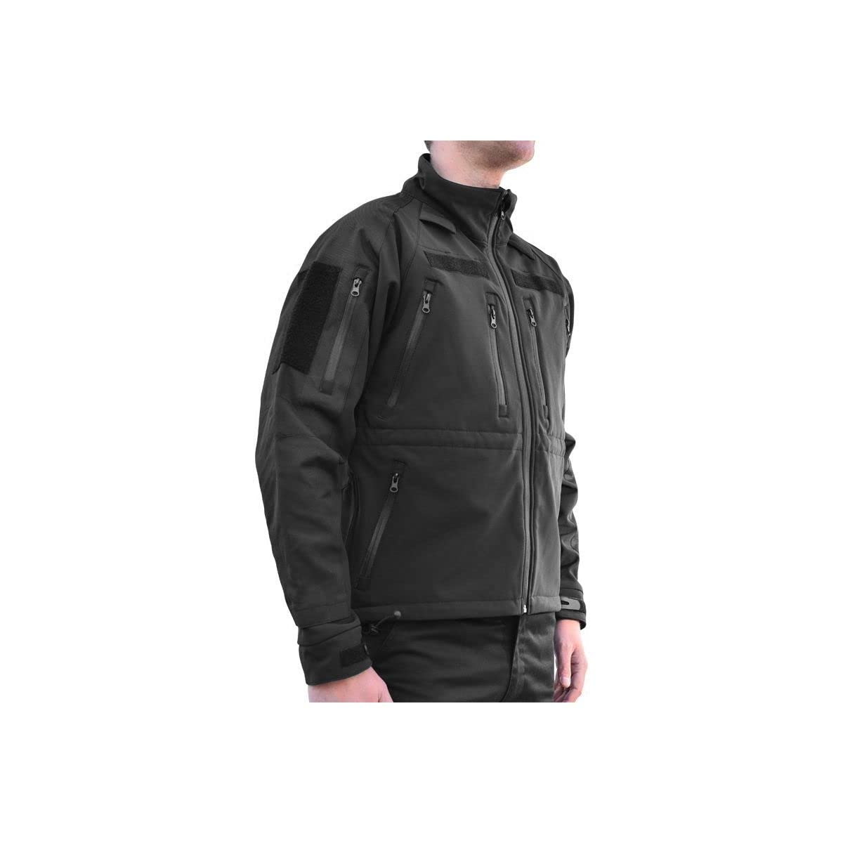Amazon.co.jp: Mil-Tec Soft Shell Jacket Black 3XL : Clothing 