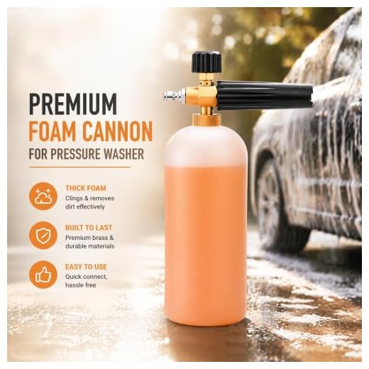 Fasmov Adjustable Snow Foam Cannon