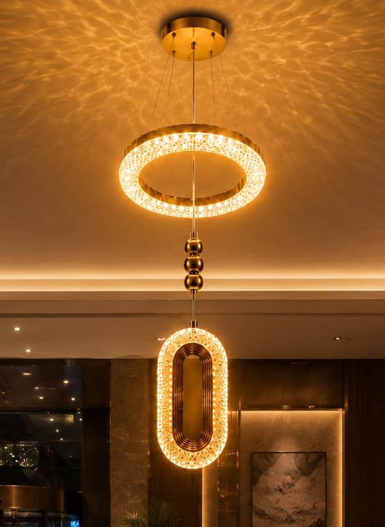 decor hanging lamps for home decoration, led hanging lights for living room/bedroom ceiling, pendant lights for ceiling/dining area/kitchen island (pack of 1)