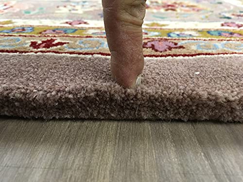 Amazon | 【中国段通 ウール 約6畳用】絨毯(じゅうたん)・カーペット