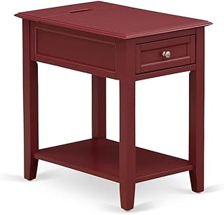 12 Burgundy Bedroom Ideas for Rich Elegant Cozy Depth 94 East West Furniture DE-13-ET Denison Night Stand - Rectangle Modern End ...