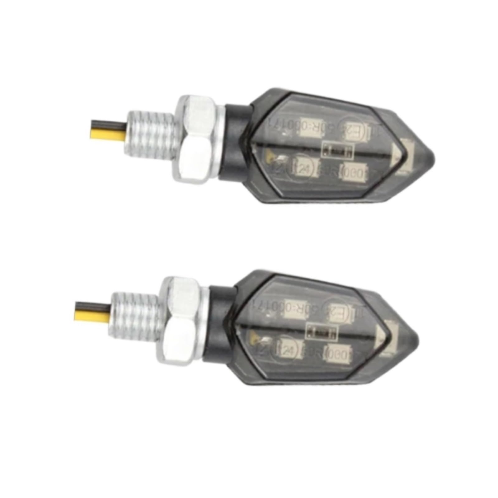 Compatibile Con Suzuki Per GSXR 600 750 1000 Per GSF1250 Per DL1000 Per GSF650 Indicatore Di Direzione Lampeggiante Per Moto Indicatore Luminoso Ambra 8mm 12V(2pcs)