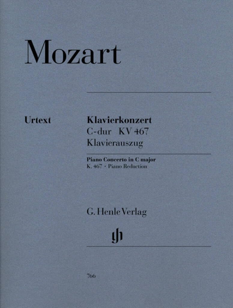 Piano Concert C Major KV 467 - piano and orchestra - piano reduction for 2 pianos - (HN 766): Instrumentation: 2 Pianos, 4-hands, Piano Concertos