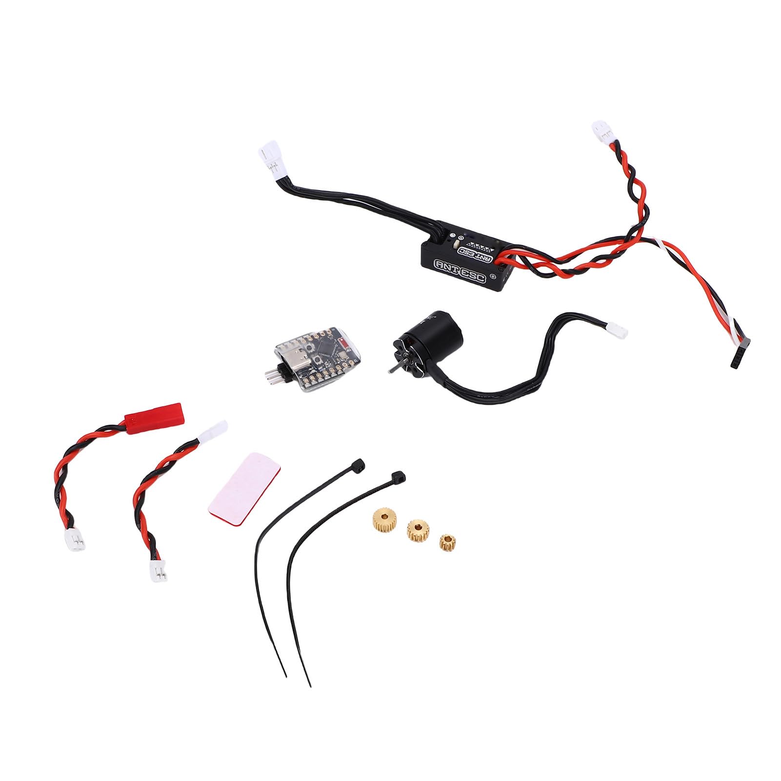 Oumefar Silnik RC ESC Combo 50A Wysokowydajny Regulator Prędkości z