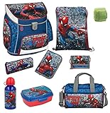 Komplett-Set für die Einschulung. Geeignet ab der erste-n Klasse der Grund-Schule. Jungen-Ranzen 1. Klasse