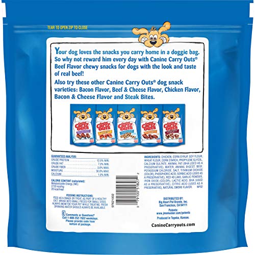 Canine Carry Outs Beef Flavor Dog Treats, 50 Ounce Bag (Discontinued by Manufacturer)