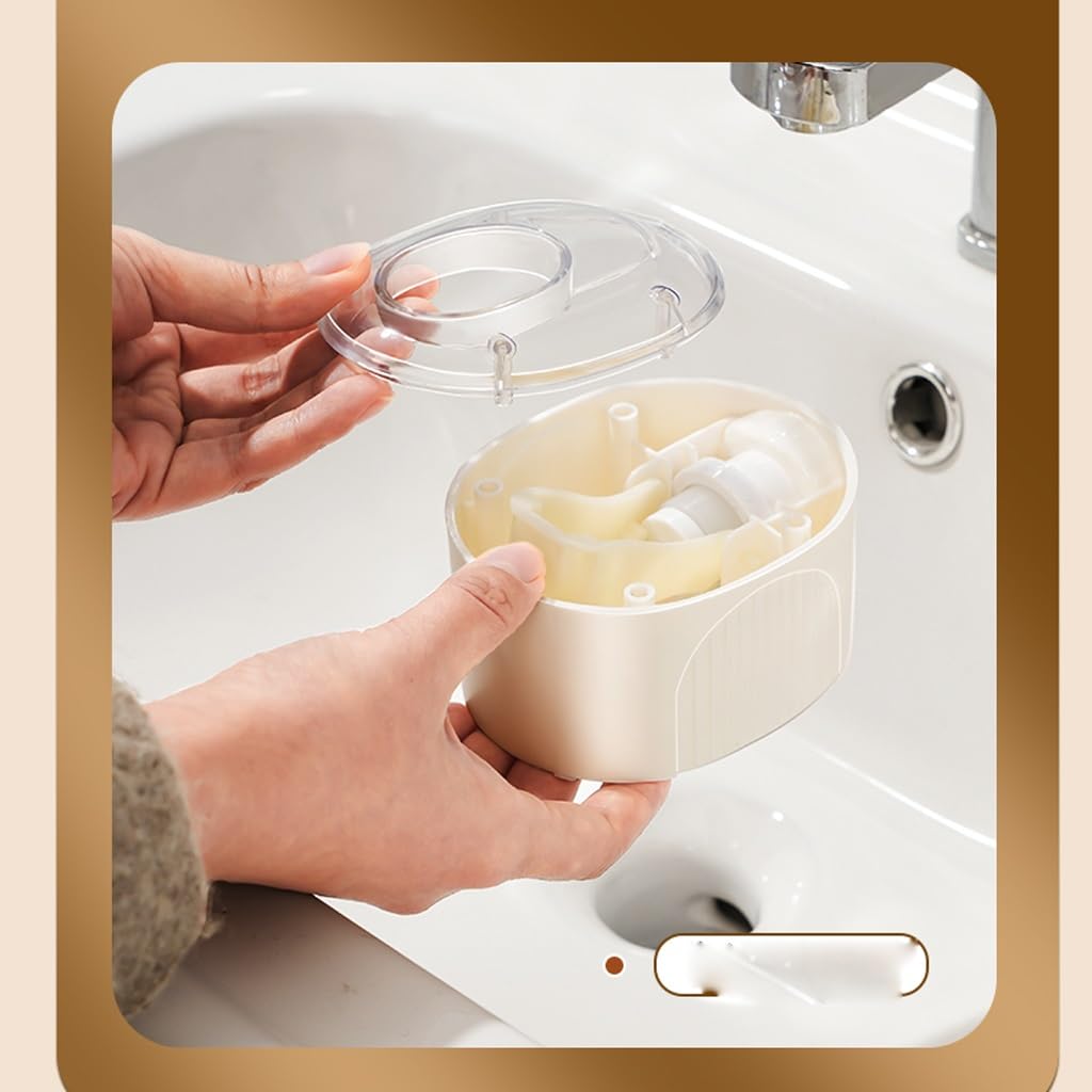 Estante para Cepillos de Dientes Porta spazzolini Punzonatura Gratuita Tazza for collutorio Tazza for spazzolare Tazza for Denti Porta Denti Cilindro a Parete(B)