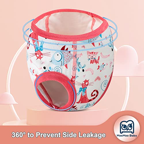 image for MooMoo Baby Training Underwear for Boys and Girls Absorbent Toddler Tr