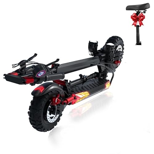 Electric Scooter 900W to 1600W Motor 48V18ah Battery Folding Electric Scooter for Adults 11 Inch Tires Top Speed 30 to 34 MPH Long Range Up to 37 Miles Perfect for Commuting and Leisure j11MAX