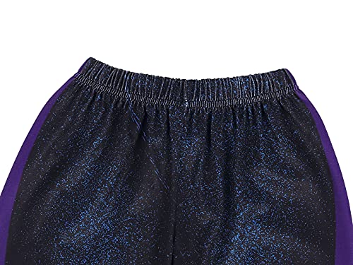 Henzworld Descendants Mal Clothes Princess Costume Halloween Dress Up Pretend Play Fancy Birthday Party Kids Christmas Gift Devil Clothes Short Sleeve Pants Outfit 9-10 Years #TOP5