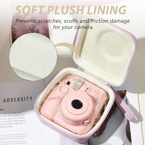 Funda rígida para cámara Fujifilm Instax Mini 13/12/11/9/8 púrpura miniatura 5