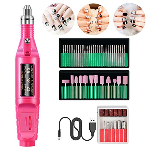 Electric Nail Drill, Acrylic Nail Tools, Professional Portable Electric Nail Kit, Pen Shape
