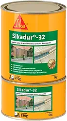 Adesivo Epóxi Premium Cola Tudo Ferro Concreto Sikadur 32 Lata 1kg (a+b)