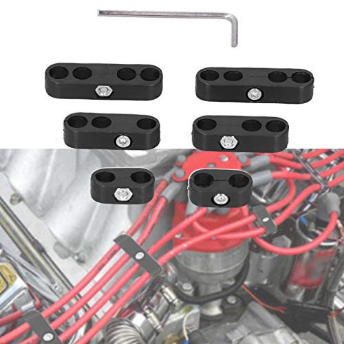 Separadores De Fios Vela De Ignição 7mm 8mm Kit De Divisores De Cabos Com Chave Resistente A Altas T