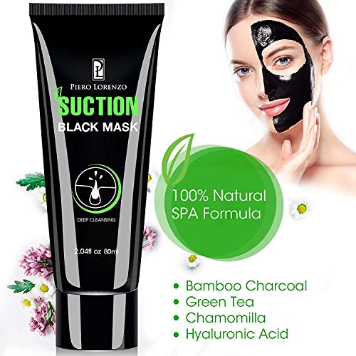 Piero Lorenzo Blackhead Remover Mask, Blackhead Peel Off Mask, Face Mask, Blackhead Mask, Black Mask Deep Cleansing Facial Mask For Face Nose 80G #TOP5