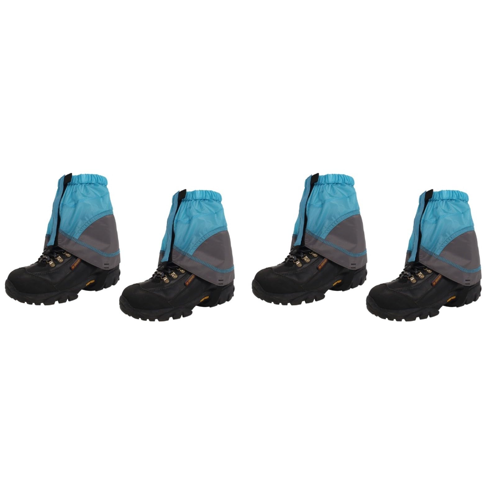 INOOMP 2paires Guêtres Légères Et Imperméables pour Randonnée Trekking Et De Et Chaussures Bleu