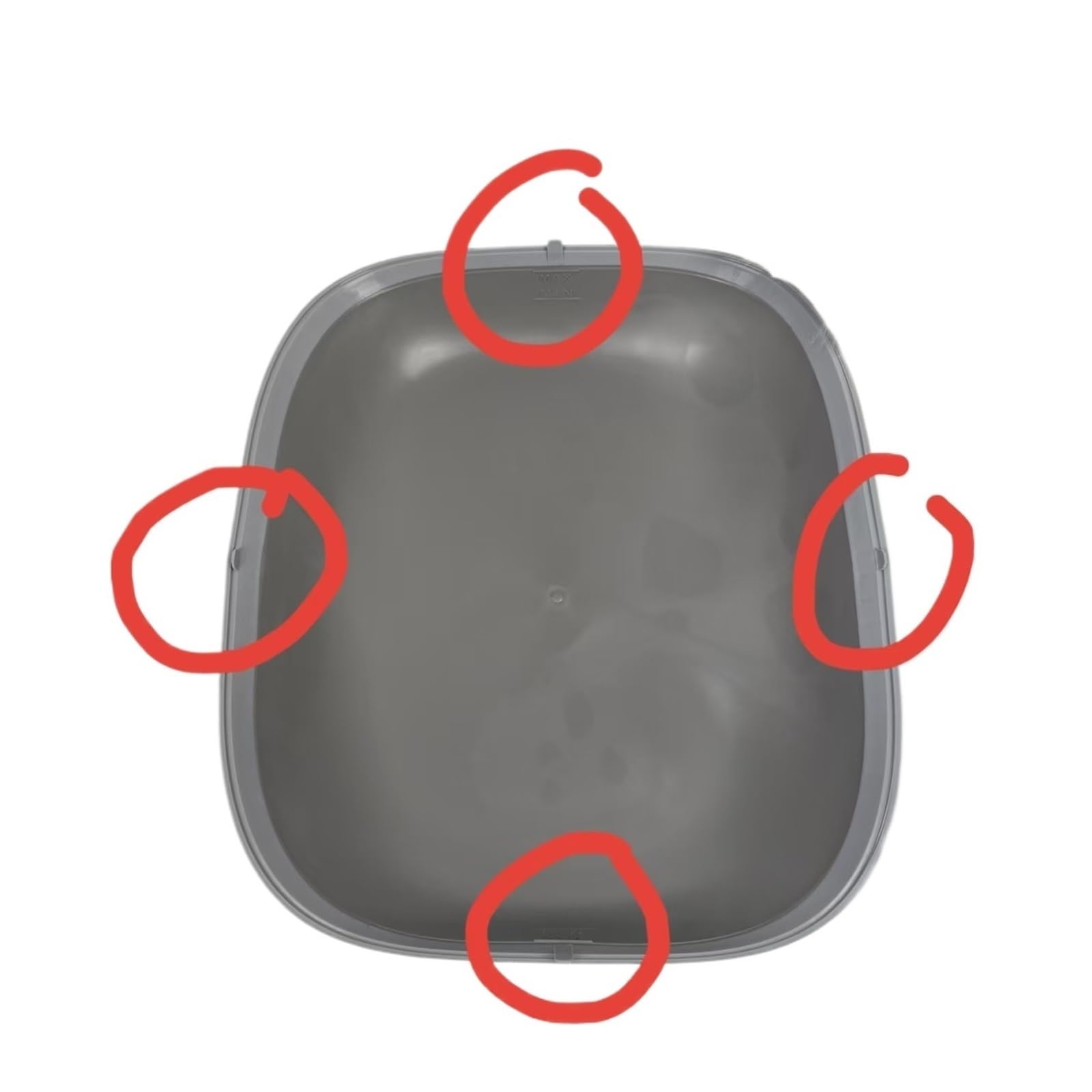 Accessorio tappetino in silicone per lettiera automatica | HCLL-004 tappetino in silicone sostituibile per raccogliere la sabbia dispersa intorno alla lettiera