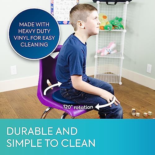 Image of BouncyBand Sit & Twist Active Seat Cushion - 12 inch D Sensory Cushion for Kids