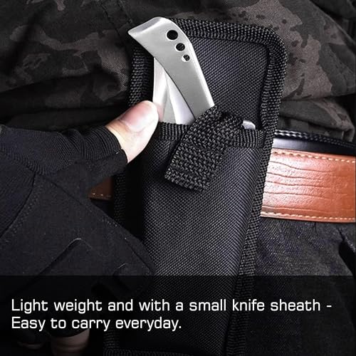 Taschenmesser mit Palisandergriff, Halb Klappmesser aus 440C-Stahl, Einzigartiges Langer Klinge Scharfes Jagdmesser Outdoor Messer für Camping-, Survival-, Wandern- und Geburtstagsgeschenk für Männer
