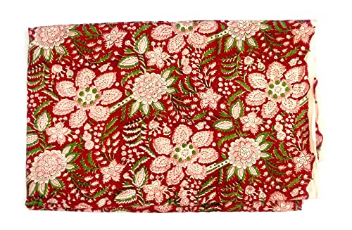 Tissu imprimé de fleurs pour couverture de meubles et loisirs créatifs