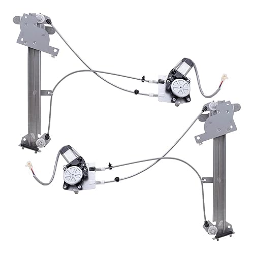 Brock Elevalunas eléctrico de repuesto para el lado del conductor y del pasajero con motor compatible con Miata MX-5 1990-1997