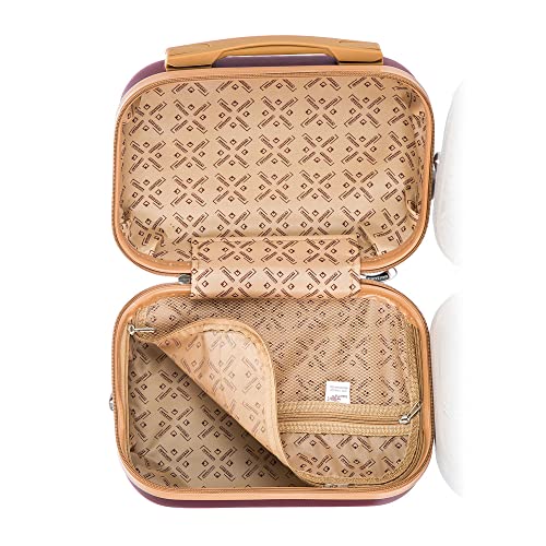 Frasqueira Athena Rigida Santino Abs cor:bordo