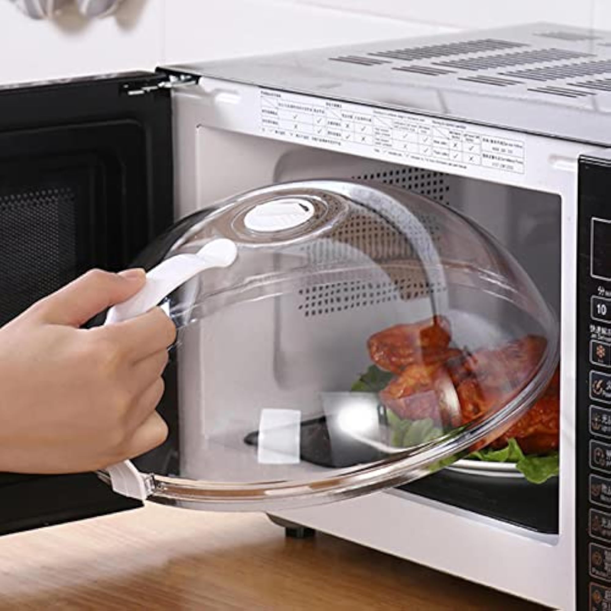 Professional Microwave Cover Heat Resistant Kitchen Tool