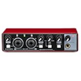 MB28 USB Audio Interface for PC & Mac: 2x2 Guitar & Recording, 24Bit/192kHz, 48V Phantom Power for Podcasting & Music Production