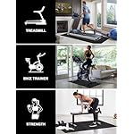 WERCHO Treadmill Mat,70"x32",6mm Thickness Foldable Exercise Equipment Mat for Carpet Hardwood Floors, Compatible with Walking Pad,Spin Bike,Elliptical Trainer,Rowing Machine - Image 4
