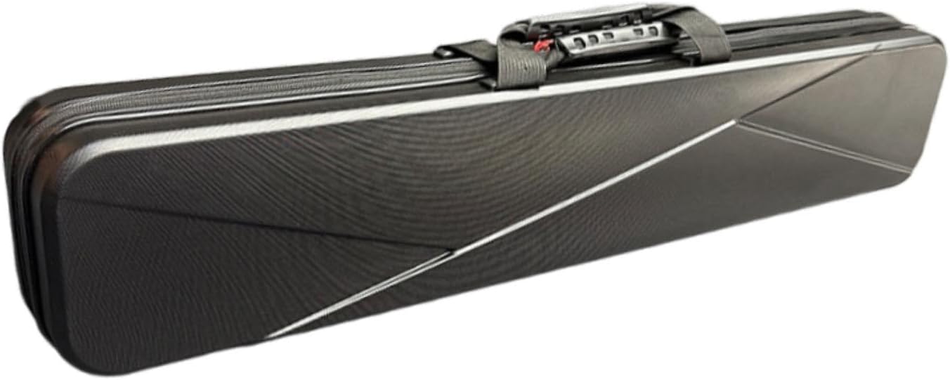 Pool Snooker Cue Box Foam Inside Waterproof Keeps Equipment Organized 3x3 with Detachable Adjustable Shoulder Strap