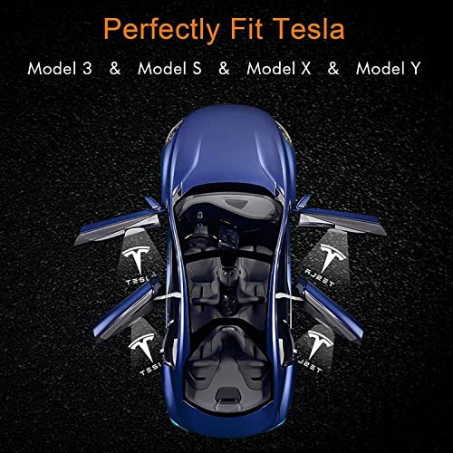Meagkka Car Door Lights for Model S/3/X/Y Logo Projector 4 Pack Tesla Puddle Lights LED Welcome Lights Ghost Shadow for Model 3/S/Y/X Accessories by Meagkka - Image 6