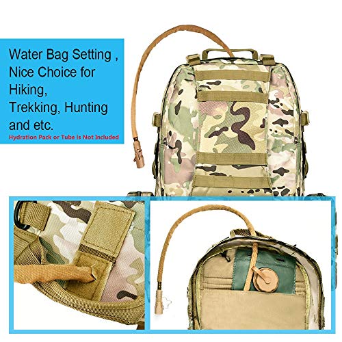 Cvlife Tactical Backpack Military Army Rucksack 60L Large Assault Pack Detachable Molle Bag #TOP3