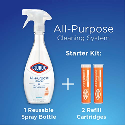 image for Clorox All-Purpose Cleaning System with one Reusable Spray Bottle Plus