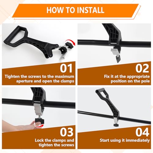 KJX Shovel Handle Replacement, Ergonomic Weed Trimmer Handle Extension by KJX - Image 5