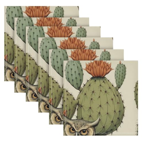Servilletas de Tela ALAZA Set 6, Multicolor 20 x 20 pulg miniatura 6
