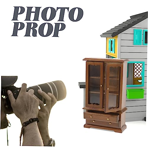 Generic mini estante para mini livros Miniatura estante livros Miniatura móveis para casa bonecas pr