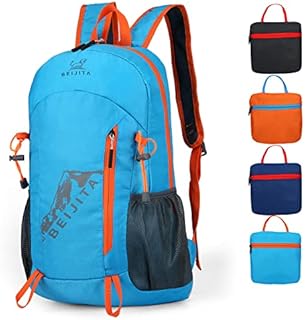 BEIJITA 20L Lightweight Foldable Backpack Small Rucksack Hiking Backpack Travel Camping Outdoor Sports Backpack Packable Daypack, Waterproof & Wear-resistant Bags for Women Men