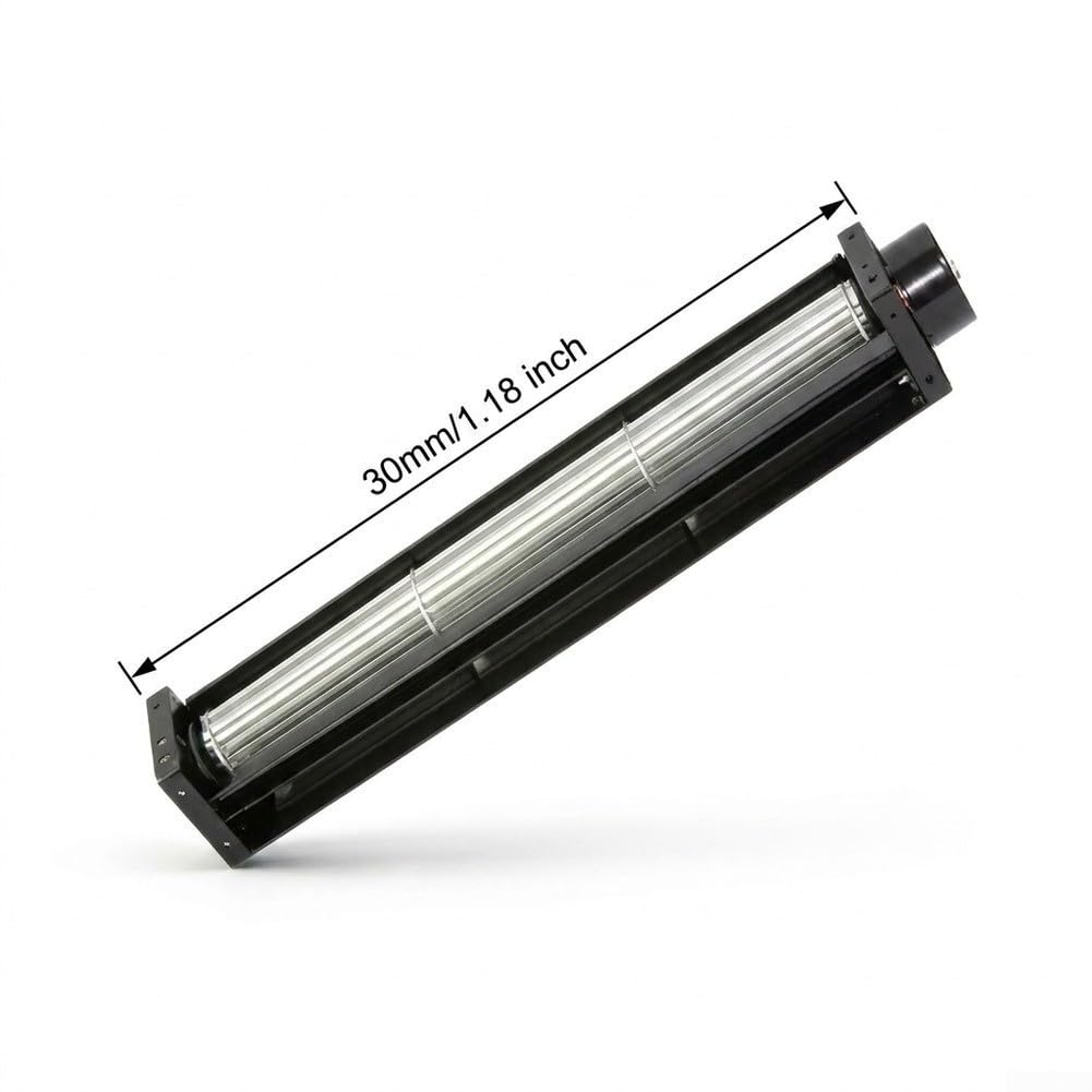 Ventilador de Flujo Cruzado 30mm con Amortiguación: Silencioso para PC y HVAC, Aleación de Aluminio, Bajo Consumo 0. para 6a