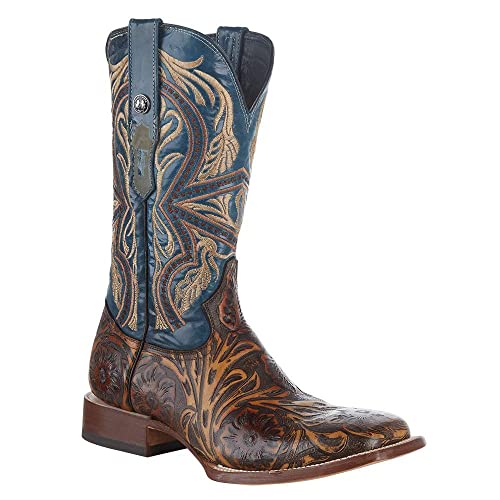 Tanner Mark Men's Jungle Western Boot Broad Square Toe Oryx 8.5 D