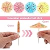 50 Parapluies à Cocktail En Papier Coloré - Déco De Boissons, Glaces, Cupcakes - Fêtes Tropicales