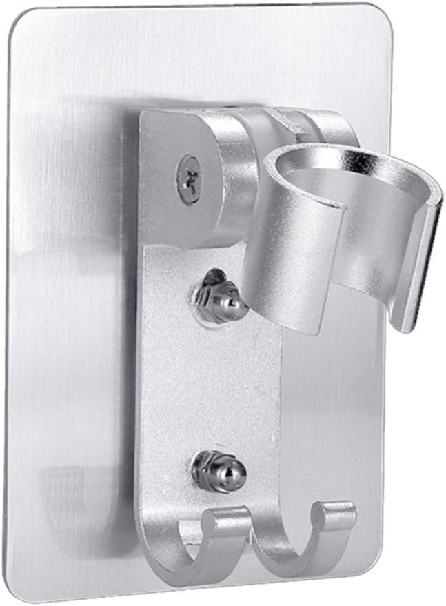 Space Aluminum Traceless Nail-Free Adjustable Shower Nozzle Mount Brackets Seat Rack Bathroom Parts Bath Accessories