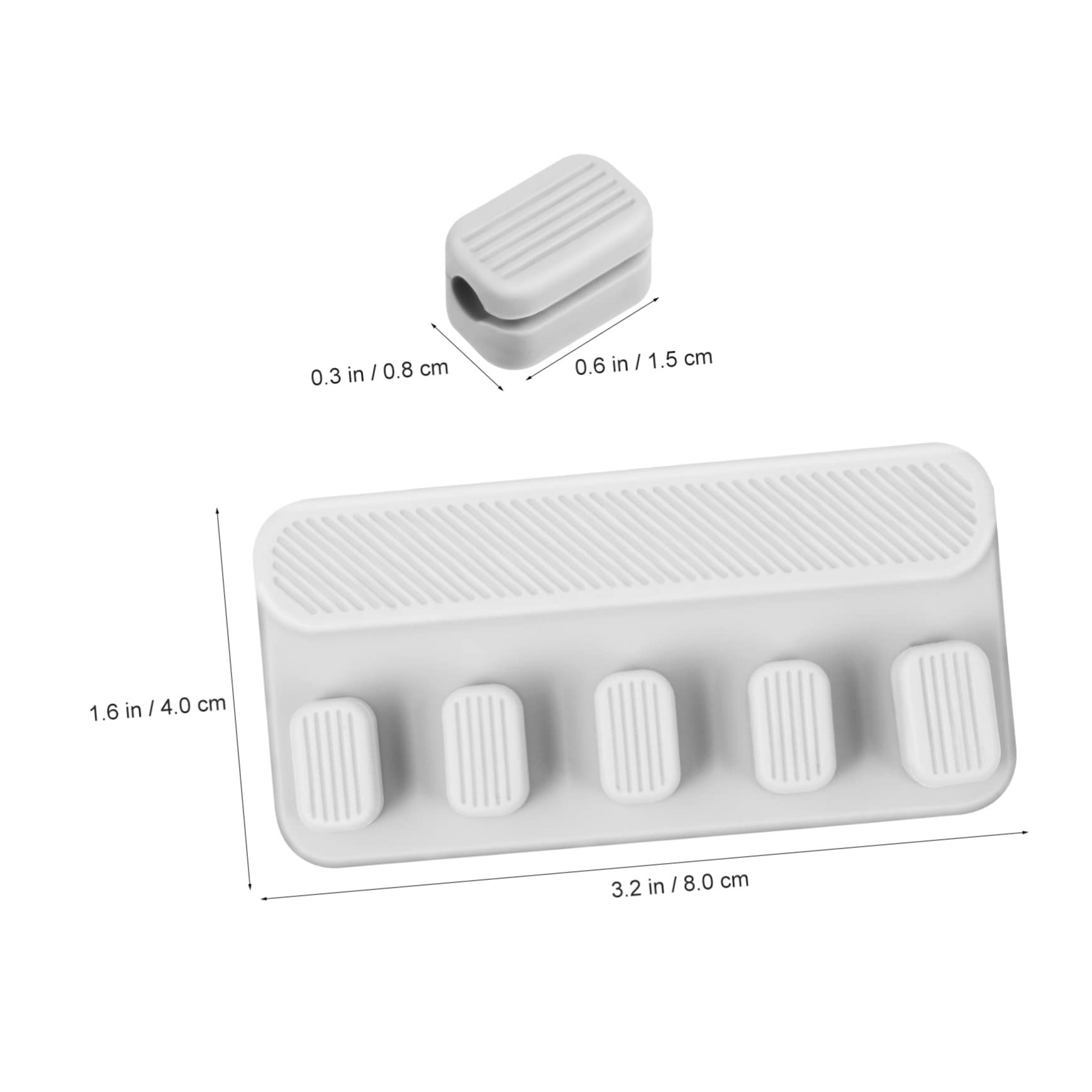 Uonlytech 4 Juegos De Clips Magnéticos Para Cables Organizador De Cables Herramienta De Gestión De Cables De Escritorio Para El Hogar La Oficina Y El Coche.