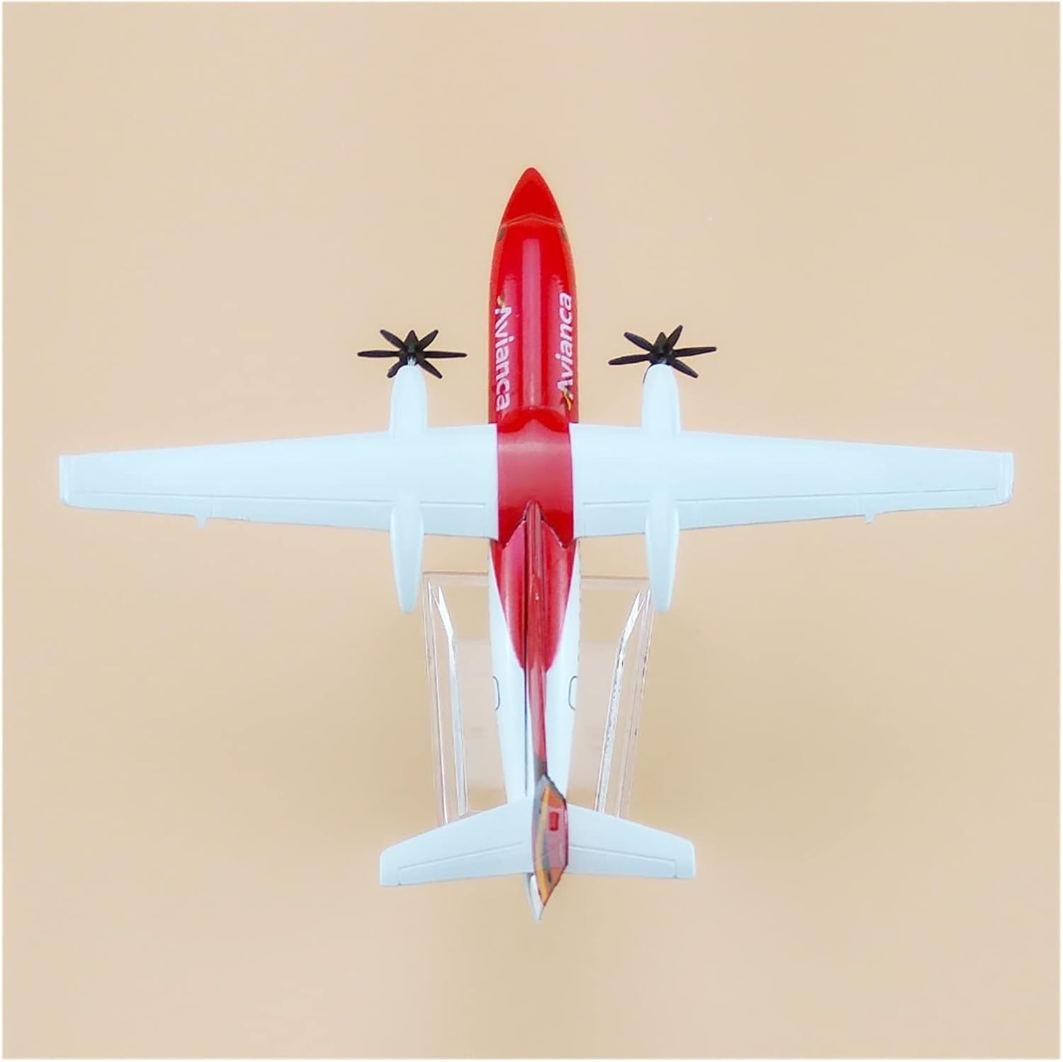 16cm Red Alloy Metal Fit for F-50 F50 Airways Gift Set Plastic Model Kit Airplane Hobby Playgame Kit