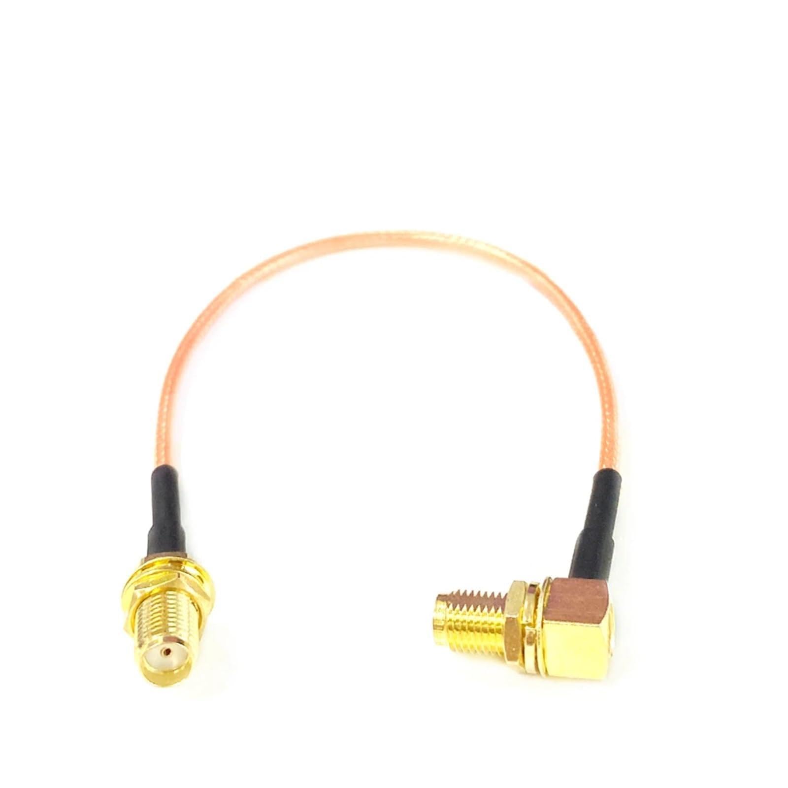 Câble SMA femelle coudé 90° pour éviter la torsion de l'antenne