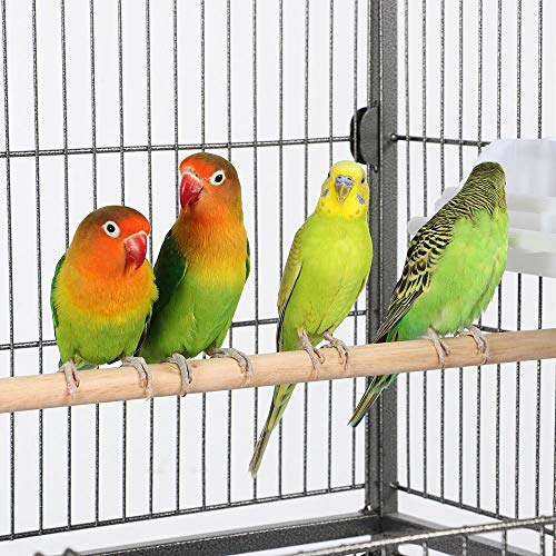 Yaheetech Volière, vogelkooi met 2 deuren en 4 zitstokken, afmetingen 52 x 79 x 131 cm - Afbeelding 7