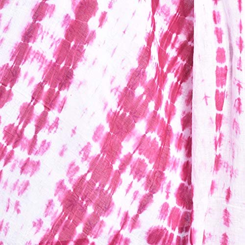 Image of Women's Pure Cotton Traditional Authentic Shibori Tie Dye Dupatta Chunni